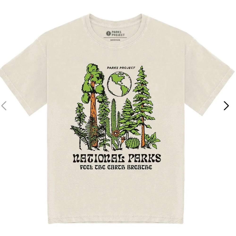 NWT Parks Project Feel The Earth Breathe Tee